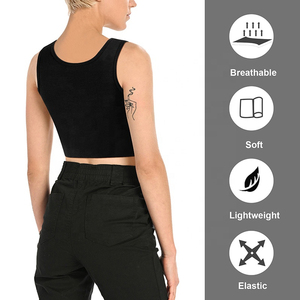 Vente chaude femmes Bustiers et Corsets femmes transgenre garçon manqué élastique poitrine liant soutien-gorge pull débardeur - Product Image 4