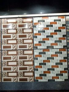 กระเบื้องบุผนังเซรามิกระดับสูงภายนอกเคลือบด้าน 30*60 ซม. ตกแต่งแสงสีเข้มผสมความหนา 9 มม. เอฟเฟกต์ 3 มิติผลิตในอินเดีย - Product Image 3