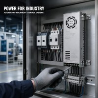 500W Schaltnetzteil 12V 41,7A S-500-12 AC 110-240V LED-Streifen-Transformator Industrielles Netzteil mit Wärmeregulierung