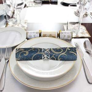 Élégant Nickel Plaqué Réutilisable Serviette Anneaux De Serviette En Métal De Qualité Fine Porte-Mouchoirs À Collectionner Cadeaux En Gros - Product Image 3