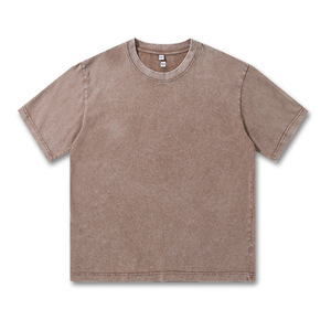 เสื้อยืดแขนสั้นผ้าฝ้ายหนาฟอก230กรัมย้อมตามสั่ง - Product Image 2