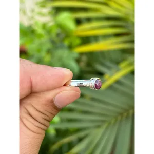 925 Silver Natural Star <b>Ruby</b> <b>Ring</b> Fine Jewelry <b>for</b> <b>Men</b> Rhodium Plated Gemstone <b>Ring</b> with Cut Stone <b>Men's</b> <b>Ring</b> <b>for</b> Everyday Wear - Product Image 6