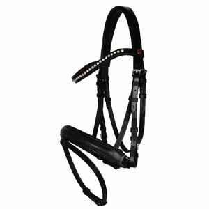 Bride de cheval en cuir véritable de haute qualité Bride de cheval en cuir véritable de haute qualité Bride de cheval en cuir véritable personnalisée - Product Image 1