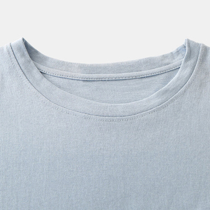 T-shirts pour hommes élégants à col rond, design unique sur mesure, vêtements décontractés à la mode, tissu en toile 100% coton, impression par transfert thermique, couleur unie - Product Image 3