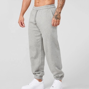 Custom <b>Mens</b> Lightweight Casual <b>Loose</b> <b>Fit</b> Cuffed <b>Jogger</b> Sweatpants Cotton French Terry Oversized Baggy with Pockets - Product Image 3