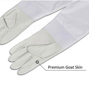 ถุงมือหนังสำหรับเลี้ยงผึ้งถุงมือเลี้ยงผึ้ง - Product Image 4
