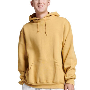 Automne hiver jeunesse lâche décontracté 345gsm solide Logo personnalisé imprimé coton blanc décontracté luxe sweats à capuche - Product Image 3