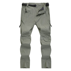 Pantalones de senderismo de poliéster y algodón para acampar y hacer senderismo Ropa de aventura al aire libre elástica duradera ligera - Product Image 2
