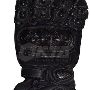 Gants de moto légers en textile cuir souple doigt complet prix de gros gants de moto - Product Image 5