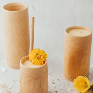 ถ้วยไม้ไผ่99ถ้วยแบบใช้ซ้ำได้ถ้วยทองแบบธรรมชาติใช้ซ้ำได้สำหรับคาเฟ่ร้านอาหารบ้านสำนักงาน - Product Image 1