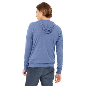 Bella + Canvas 3939 - Tri-blend Unisex Ligero Cremallera Sudaderas con capucha Cremallera completa Russell Athletic Hombres Algodón Rendimiento - Product Image 5