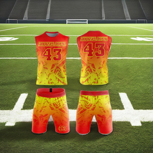 Top Custom 7 on 7 Football Uniforms 7 on 7 Football Tank Tops Youth <b>Compression</b> <b>Vest</b> for 7V7 Football - Product Image 1