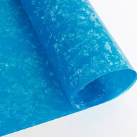 Feuilles de celluloid en plastique bleu clair écologiques de 0,17 à 3 mm d'épaisseur pour instruments de musique, batteries et artisanat – Vente en gros