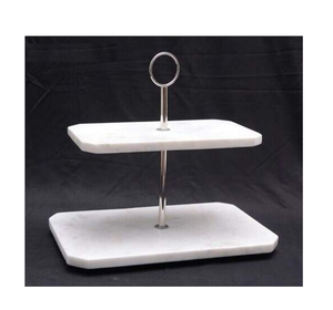 Top Trendy Marble Cake Stand Decoración de la boda Cupcake Diseño atractivo Tamaño personalizado con precio asequible - Product Image 6