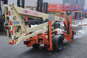 Plataforma Elevadora de Brazo Articulado Remolcable JLG T350 de 2007, Usada, con Accionamiento Hidráulico a Gas - Product Image 5