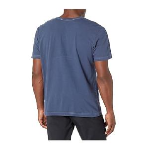 Verano cómodo hombres casual pecho impreso 100% algodón manga corta cuello redondo hombres camiseta de Bangladesh fábrica mejor precio - Product Image 2