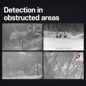 Caméra thermique portative ZeroBeam KTC K1 avec objectif 25 mm, zoom 4x, vision nocturne pour la détection et l'inspection sur le terrain tactique - Product Image 5