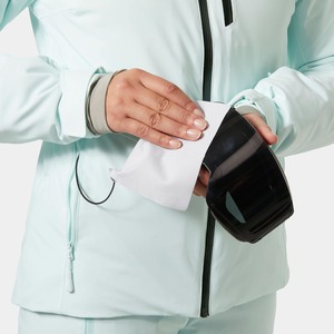 Chaqueta de esquí impermeable con diseño de dos tonos azul para mujer, Material Polartec, cremallera desmontable calentada, ropa de abrigo de snowboard a prueba de viento - Product Image 6