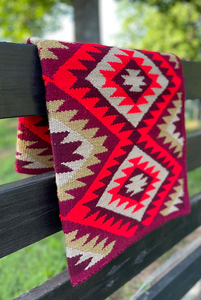 Manta de sillín occidental de lana Premium tejida a mano, duradera, cómoda, estilo vaquero tradicional, perfecta para Rodeo Barrel Racing - Product Image 4