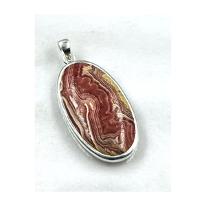 Colgante de elegancia contemporánea Piedra preciosa genuina 925 Encanto de plata Rodocrosita Diamante Estilo clásico Joyería de latón para niños - Product Image 6