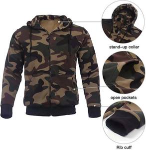 Ensemble deux pièces unisexe streetwear épais, respirant, imprimé délavé à l'acide, 100 % coton, pour le sport d'hiver - Product Image 4