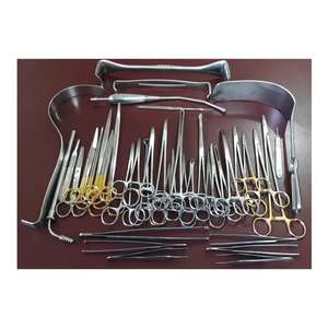 CERAHI INDUSTRIES Juego de instrumentos de laparotomía de 83 piezas Herramientas quirúrgicas manuales de acero inoxidable duraderas Garantía de 2 años para general - Product Image 1