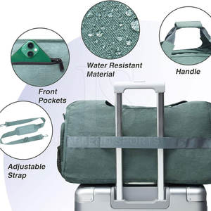 Bolsa de gimnasio de viaje de venta de fábrica de servicio OEM hecha en material de alta calidad bolsa de gimnasio de color personalizado - Product Image 5