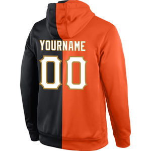Sweat à capuche sport en coton de haute qualité pour hommes, personnalisable avec nom de joueur brodé, couleur unie, idéal pour les équipes sportives hivernales - Product Image 3