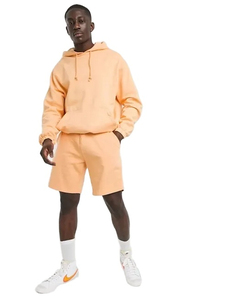 2025 Customizable Unisex Vintage Streetwear <b>Men's</b> Hoodie <b>Shorts</b> Sets Logo Plus Size % Cotton <b>Knee</b> Customizable French Terry Size - Product Image 1