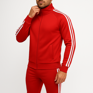 Chándal con cremallera de calidad superior para hombres y mujeres en diseño personalizado y logotipo, chándal de gimnasio - Product Image 1