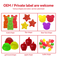 Gummies au vinaigre de cidre de pomme Chinaherbs en marque privée, avec vitamine B12, betterave et grenade, végétaliennes, sans OGM, sans gluten