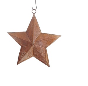 Adornos en forma de estrella Adornos de farolillos de hierro y adornos decorativos de farolillos para festivales de oro y plata - Product Image 2