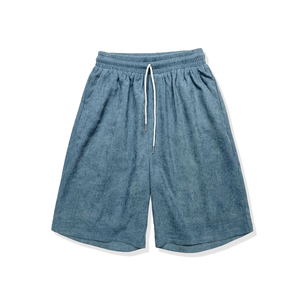 Short de jogging en velours côtelé en polyester personnalisé de qualité pour hommes avec votre motif et motifs imprimés en tissu de bonne qualité - Product Image 6
