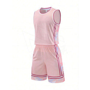 Vente en gros d'uniformes de basket-ball respirants à impression par sublimation personnalisés vêtements de sport en polyester BSCI de haute qualité grande taille à séchage rapide - Product Image 2