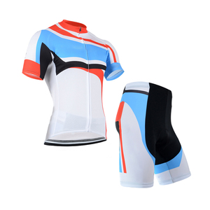 Uniforme de cyclisme léger de haute qualité pour hommes Matériau en polyester avec manches courtes Set Style Prix - Product Image 1