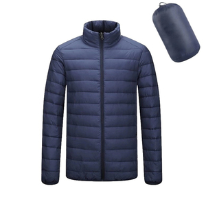 Wholesale Outdoor Solid Color Winter Coat Warm Thick <b>Mens</b> <b>Jacket</b> Coat Custom Logo Puffer <b>Jacket</b> water resistance and windproof - Product Image 4