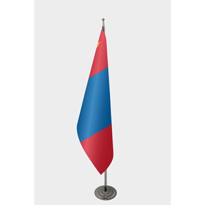 Custom Mongolian Indoor <b>Flag</b>-3x5ft Digital Printing Aluminum <b>Pole</b> Cotton or Plastic Banner Custom Logo - Product Image 1