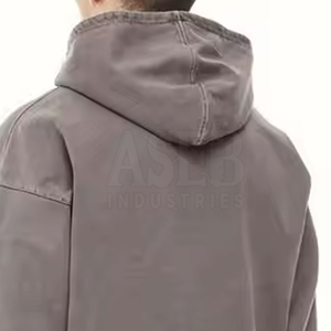 Survêtement décontracté à capuche de bonne qualité en tissu épais pour hommes, respirant, impression de logo personnalisée, fabrication OEM - Product Image 6