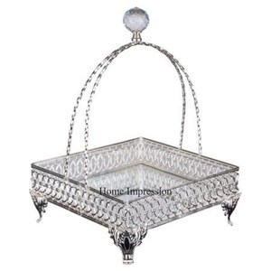 ศิลปะดีไซน์เนอร์สุดสร้างสรรค์ที่ทันสมัยงานศิลปะ & งานฝีมือลวดโลหะสีเงิน & กล่องการ์ดของขวัญแต่งงานอะคริลิคใสใสใส - Product Image 1