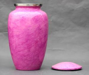 Urna de cremación Royal Pink para cenizas humanas Urna funeraria grande personalizada para urna artesanal para cenizas de perros - Product Image 5