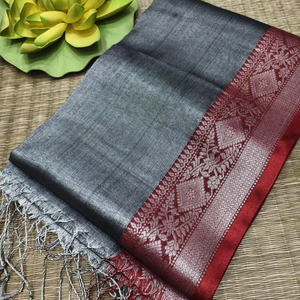 ชุดส่าหรีเนื้อเยื่อสำหรับผู้หญิงชุดส่าหรีขายในตลาดสิ่งทอ - Product Image 1