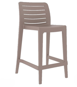 Silla Bellan polipropileno moldeado por inyección de gas y fibra de vidrio, apilable, asientos para interiores y exteriores - Product Image 1