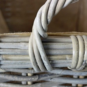 Handmade Eco-Friendly Natural Rattan Wicker Wheeled Log <b>Storage</b> <b>Baskets</b> Modern <b>Rectangle</b> Multifunction Design Made Hanoi Vietnam - Product Image 5