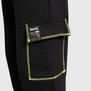Sporty Black-Green Joggers XL Size Lightweight <b>Woolen</b> Fabric Zipper Decoration Waterproof Golf Pants for Spring Summer Spandex - Product Image 6