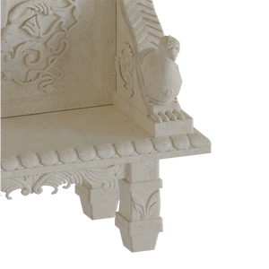 Banco de Jardín de Mármol y Pavo Real Tallado a Mano de Alta Calidad, Asientos Comerciales para Parques al Aire Libre - Product Image 4