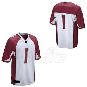 Vêtements de sport, maillot de football américain pour hommes, respirant, manches courtes, couleur et design personnalisables, en vente - Product Image 6