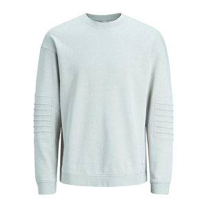 เสื้อสเวตเตอร์คอกลมของผู้ชายสำหรับ2025ใหม่ผ้าฟลีซพิมพ์ลายผ้าฝ้ายออกแบบได้ตามต้องการสำหรับฤดูใบไม้ร่วงขนาด XS - Product Image 1