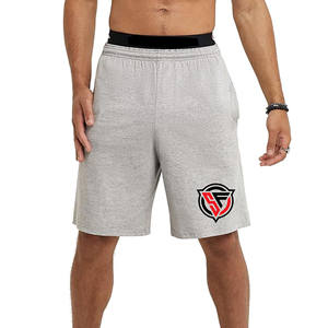 Wholesale Custom Logo 100% Cotton Summer Shorts Solid Pattern Track Workout <b>Printed</b> Casual Man Short Painted Made Pakistan - Product Image 3