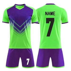 Uniformes de Fútbol de Calidad 2025, Conjuntos de Camisetas de Fútbol, Poliéster/Algodón, Sublimación, Transpirables, Ecológicos, Cortos y Ligeros - Product Image 4