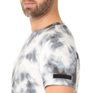 T-shirt surdimensionné vintage épais à col rond pour hommes T-shirt surdimensionné personnalisé en gros - Product Image 4